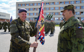 Nový velitelem strakonického pluku se stal plukovník Jaroslav Daverný.