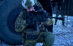 Cvičili činnost při kontaktu s protivníkem.