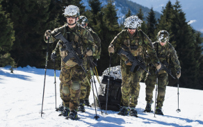 Strakoničtí vojáci trénovali přesuny v Krkonoších.
