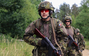 Taktického výcviku na Oldřichově se zúčastnil i svobodník Roman Grätz.